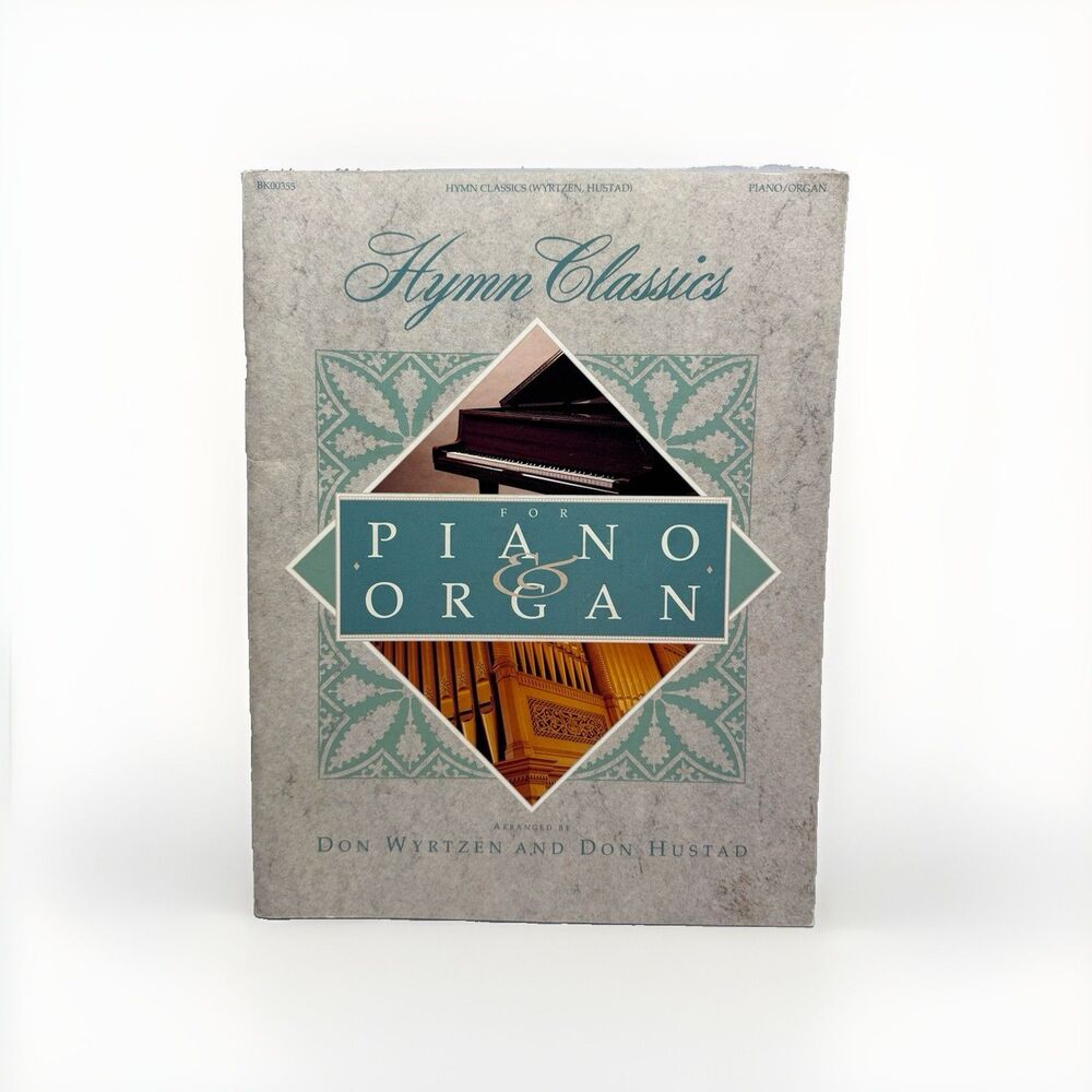 Hymn Classics for Piano Organ Don Wyrtzen Don Hustad Songbook 355 Christian Vtg